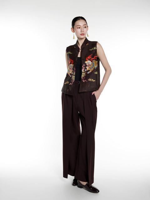 Hand Made Embroidery Vest