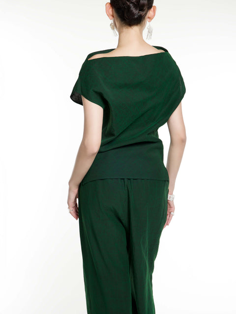 Heritage Silk Slit Top