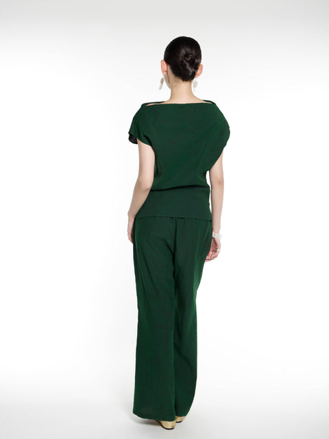 Heritage Silk Slit Top