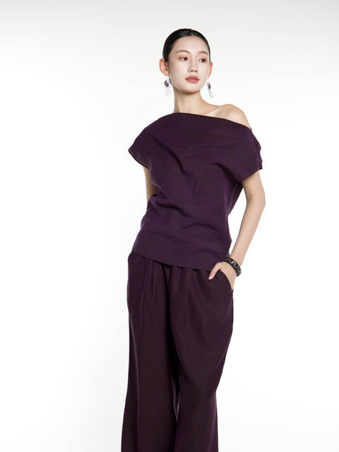Heritage Silk Slit Top