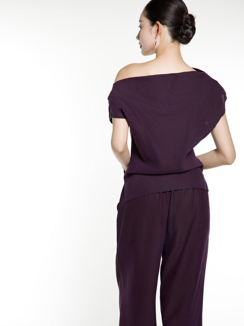 Heritage Silk Slit Top