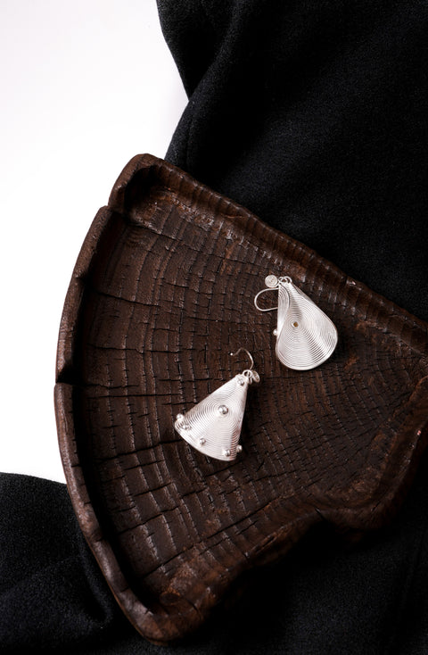 Water Vortex · Flowing Earrings