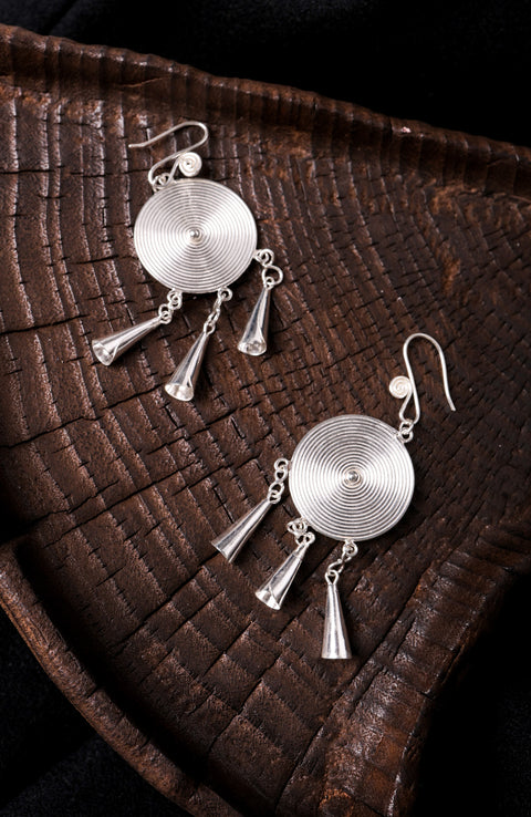 Water Vortex · Tassel Earrings