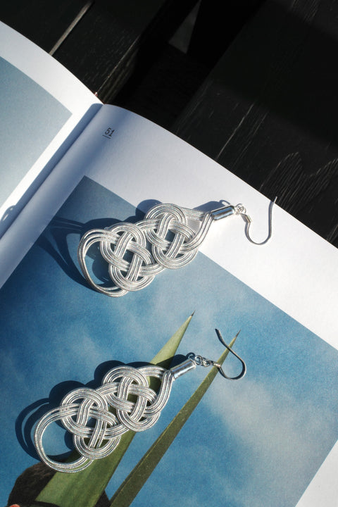 Wave Weave · Textured Earrings