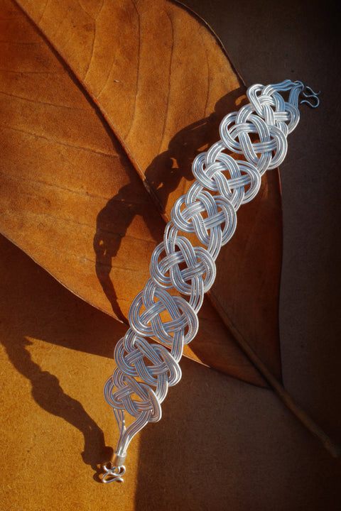 Wave Weave · Textured Bracelet
