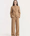 Minimalist Stand Collar Jacket with Frog Buttons