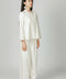Round Neck Jacquard Jacket