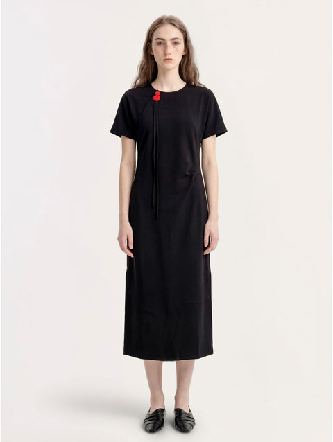 New Chinese Style Dress with Frog Buttons