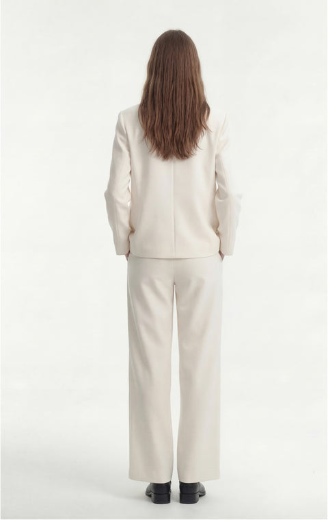 Handmade Frog Button Stand Collar Suit Jacket