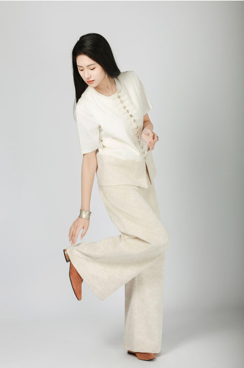 Chinese-Style Single-Breasted Vest